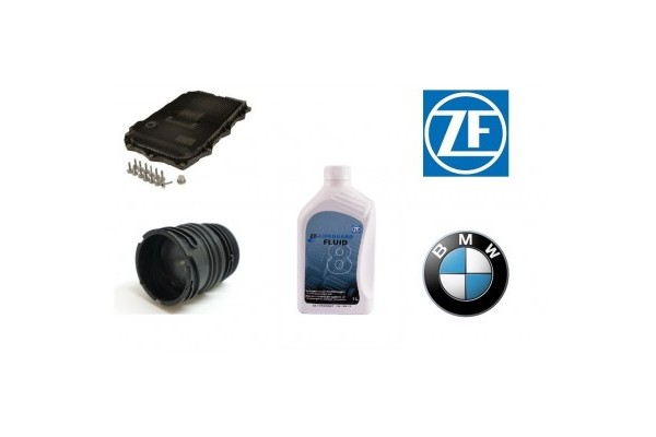 BMW F serijos automatinės pavarų dėžės pilnas alyvos keitimo komplektas 8HP45Z/50/70/X/HIS/X su alyva ZF